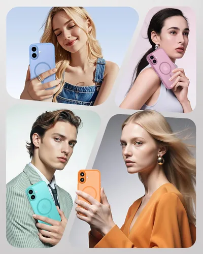 Vista 189 de TOCOL Funda para iPhone 11, compatible con Magsafe, protección completa de cámara, imanes integrados, protección contra caídas, funda translúcida