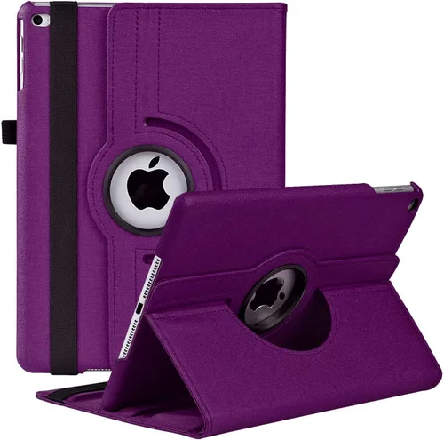 Vista 26 de Funda giratoria para iPad de 9.7 pulgadas 2018 2017 / Funda para iPad Air 2 - Funda protectora con soporte giratorio de 360 grados y función