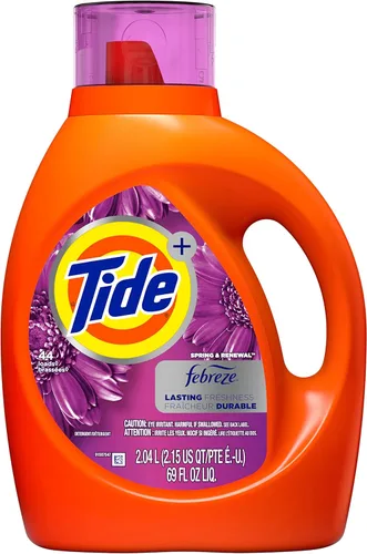 Vista 15 de Tide HE Detergente líquido para lavandería, Spring & Renewal, 46 onzas