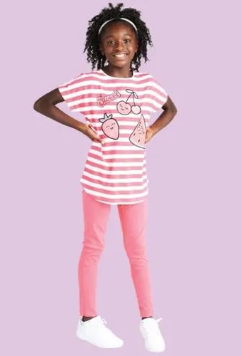 Vista 2 de Generation Joy Camisas de manga corta para niñas, tallas 10-12, 8-9, 6-7, 4-5 y 14