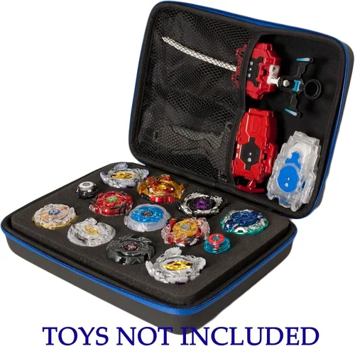 Vista 4 de Battling Tops Soft Carrying Case Waterproof Storage Organizer for Spinning Top and Launcher (Medium)