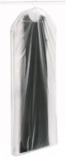 Vista 11 de Whitmor Bolsa de ropa con cremallera y bolsillo - Juego de 3 - Negro