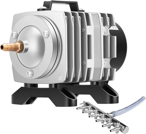 Vista 11 de Vivosun Bomba de aire comercial 1110 GPH 8 salidas 40W 70L/min para acuario y sistemas hidropónicos