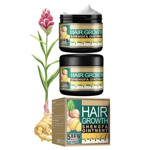 Jengibre Ungüento para el crecimiento del cabello Crema de tratamiento para el crecimiento del cabello Crema hidratante para el cuero cabelludo
