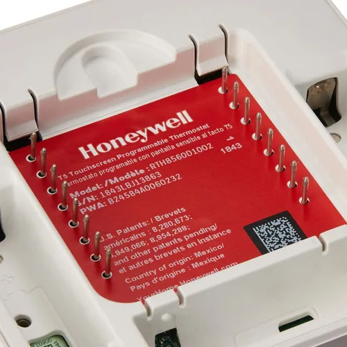 Vista 4 de Honeywell Home RTH8560D - Termostato de pantalla táctil programable (7 días)