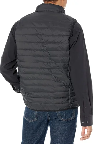 Vista 2 de Tienda Essentials - Chaleco para hombre acolchado, ligero y resistente al agua, incluye bolsa para empacarlo