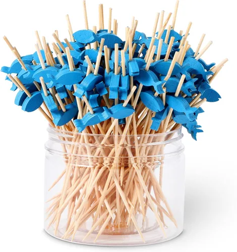 200 palillos largos de cóctel, palillos de dientes de bambú para aperitivos, frutas, alimentos, brochetas para bebidas, postres, bodas, fiestas de