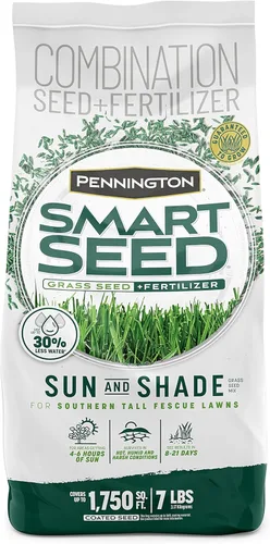Vista 16 de Pennington Smart Seed Sol y Sombra Mezcla de Semillas de Césped Festuca Alta para Céspedes del Sur 3 lb