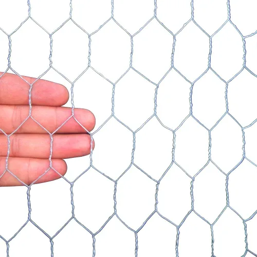 Vista 2 de MTB 20GA - Alambre hexagonal galvanizado para aves de corral, 18 pulgadas x 50 pies x 1 pulgada