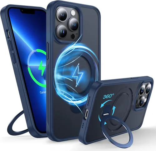 Vista 65 de [NO.1 Magnético] Funda para iPhone X (10)/Xs con carga inalámbrica MagSafe [mate translúcido] [antihuellas] [prueba de caídas de grado militar]