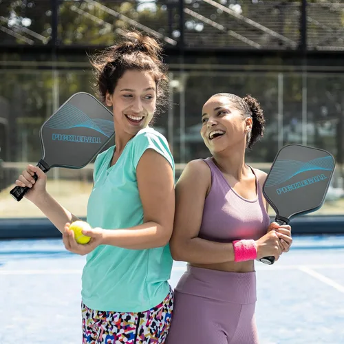 Vista 9 de VEVOR Pickleball Paddle, T700 Carbon Fiber Surface & Honeycomb Core, Pickleball Paddle with Increased Power & Control & Spin Pickle Ball Racket for