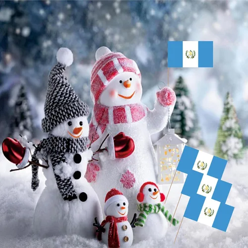 Vista 5 de Bandera de palillo de dientes de Guatemala, país guatemalteco, pequeño, para cóctel, fruta, cupcakes, decoración de banderas, 100