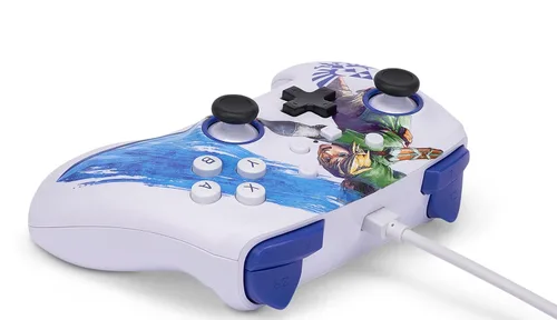 Vista 6 de PowerA Enhanced Wired Controller for Nintendo Switch - Master Sword Attack Zelda Link