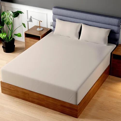 Vista 12 de Superity - Sábana bajera ajustable de lujo de calidad de hotel, 100% algodón, ultrasuave, agradable al tacto e hipoalergénica, bolsillo profundo