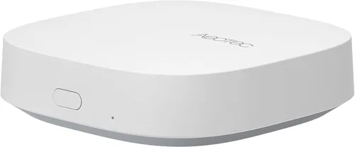Vista 3 de Aeotec Smart Home Hub, funciona como un concentrador SmartThings, Z-Wave, Zigbee, Matter Gateway, compatible con Alexa, Google Assistant, WiFi