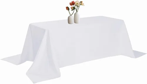Vista 20 de Mantel – Mantel de poliéster para mesa rectangular, mantel, manteles decorativos para fiestas, comedores, pícnics, lavable e irritable