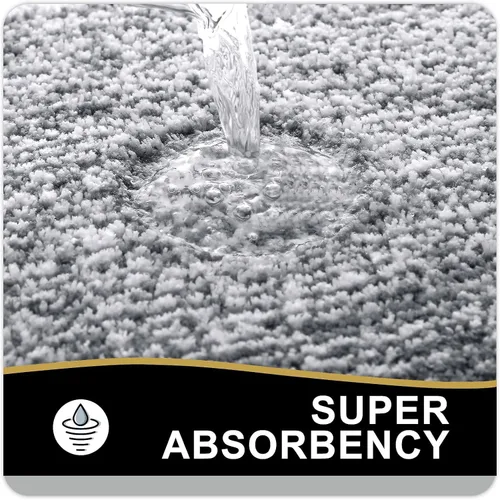 Vista 34 de OLANLY Alfombra de baño de microfibra extrasuave y absorbente, antideslizante, lavable a máquina, de secado rápido, adecuada para suelo de baño