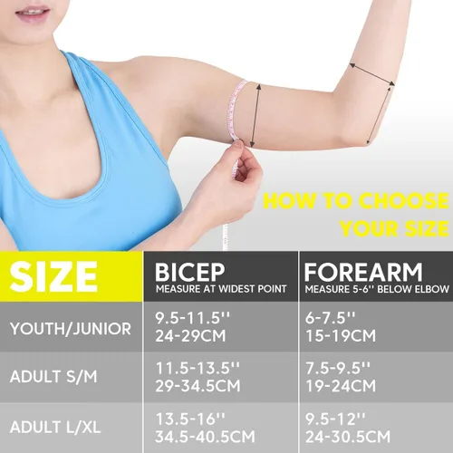 Vista 7 de Batters - Codera de béisbol y sóftbol, codera, protección de antebrazo, juvenil, adulto