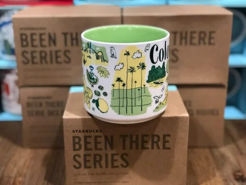 Vista 2 de Starbucks COLOMBIA BEEN THERE SERIES Across The Globe Collection - Taza de café de cerámica, 14 onzas líquidas