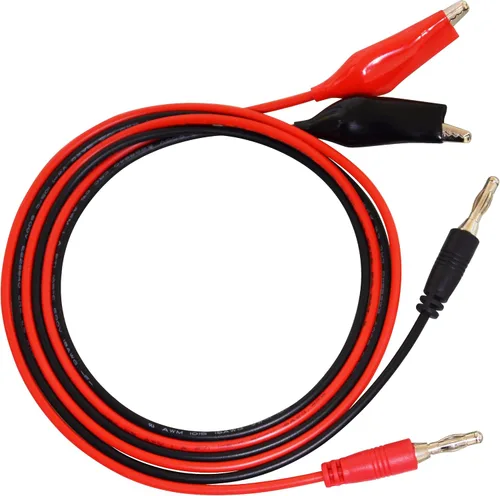 Elenco Electronics TL-16 - Juego de cable de prueba con conector tipo banana a pinza lagarto