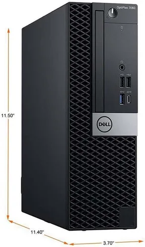 Vista 5 de DELL Computadora de escritorio Optiplex 7060 SFF Intel 8ª generación i7-8700 (6 núcleos) 16GB DDR4 Ram Nuevo SSD NVMe M.2 de 1TB WiFi