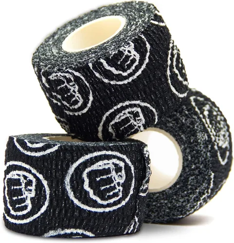 Vista 18 de WOD Nation Flexible Hook-Grip Athletic Tape – Easy-Tear, Sweat-Proof Thumb & Finger Strips for Weightlifting