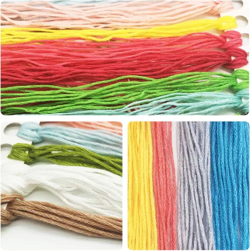 Vista 4 de Maydear kits de punto de cruz estampados gama completa de kits de bordado para principiantes DIY 11CT 3 hebras