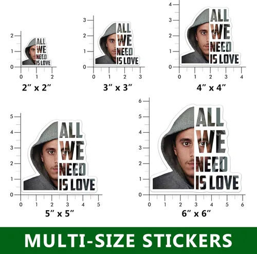 Vista 4 de Canserbero All We Need Is Love Sticker