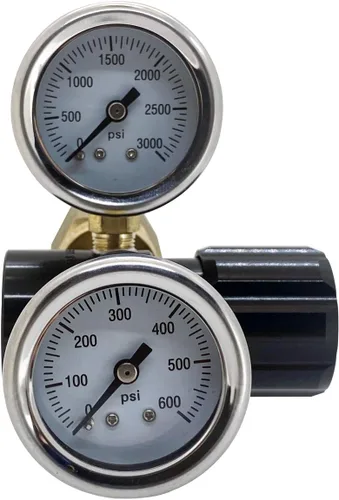Vista 5 de Regulador de CO2 de dióxido de carbono ajustable de alto flujo 475 PSI y kit de mango para neumáticos Jeep