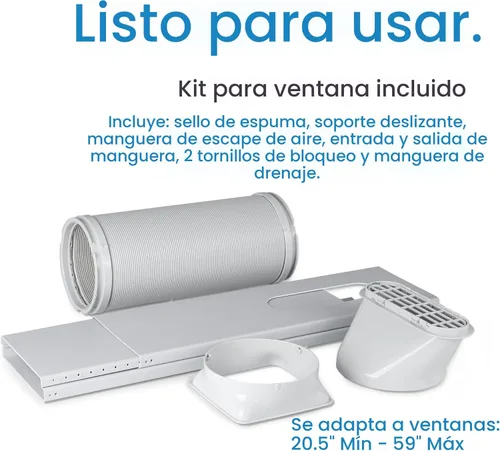 Vista 6 de Black + Decker Aire Acondicionado Portátil con mando a distancia