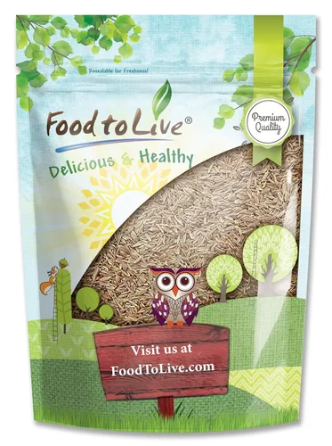 Food to Live - Semillas de alcaravea, semillas de alcaravea secas enteras de 1 libra, Kosher y veganas, especias saladas a granel. Ricas en fibra