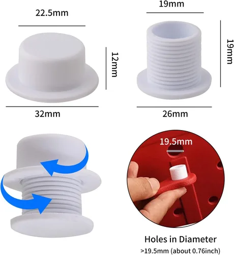 Vista 2 de Reemplazo de botones de bolsa de playa, accesorios Simply Southern para bolsa, remaches de repuesto para bolsa de playa para correa de mango