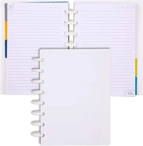 Vista 102 de Talia - Libretas con aros, planificador, personalizable, (Verdant Green, tamaño mediano (7.5 x 9.75 pulgadas))