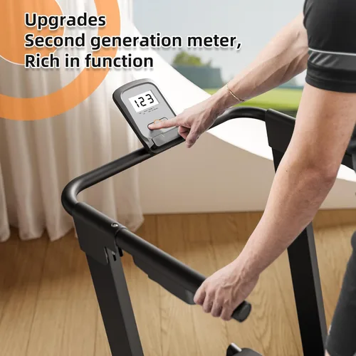 Vista 6 de Cinta de correr curvada, cintas de correr curvadas para el hogar, caminadora motorizada no eléctrica - Capacidad de 136 KG, no requiere montaje