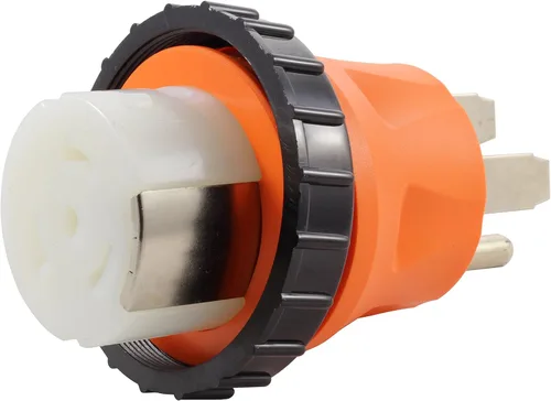 Vista 10 de AC WORKS Adaptador desmontable marino RV de 50 amperios (5-15P Hogar 15A Plug-Compact)