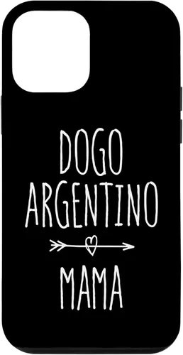 Vista 12 de Funda para iPhone 15 Dogo Argentino Mom Cute Dogo Argentino Dog Mama
