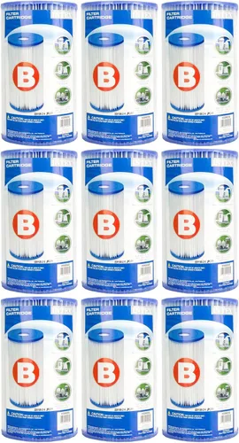 Vista 16 de Intex 29005E - Cartucho de bomba de filtro de material Dacron fácil de limpiar, 29005E para piscina, tipo B, (paquete de 2)