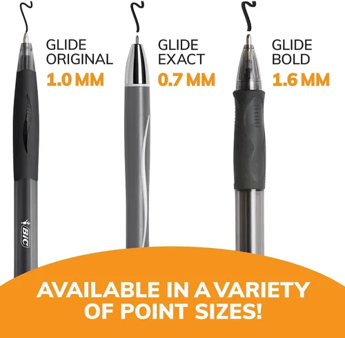 Vista 8 de BIC VLGB11BK Velocity Bolígrafo retráctil, tinta negra, 0.063 in, audaz, docena