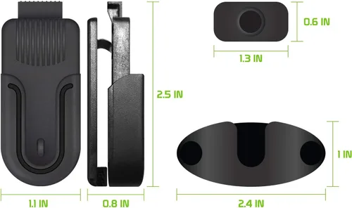 Vista 7 de Cellet Clip giratorio universal para cinturón para soporte de automóvil, compatible con GPS para Apple iPhone 14 Pro Max Plus 13 12 11 iPad, iPods