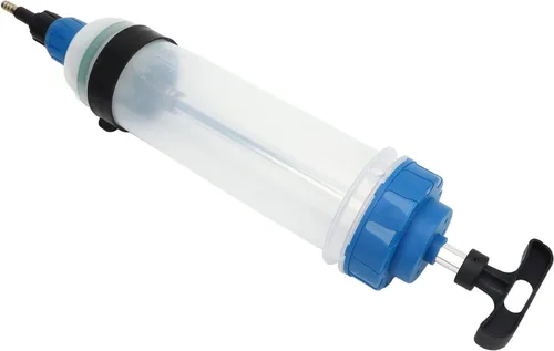 Vista 7 de Extractor de líquidos automotriz, bomba extractora manual de fluidos de 1.5L, jeringa de cambio de aceite con manguera, bomba de llenado