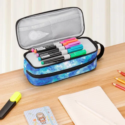 Vista 6 de Choco Mocha Estuche suave para lápices para niños y niñas