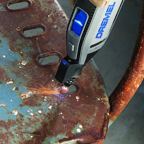Vista 4 de Dremel Kit de herramientas rotativas 4300 con luz LED + accesorio de enrutador de inmersión Dremel 335