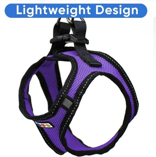 Vista 5 de Pawtitas Arnés reflectante de malla para perro, para entrenar a tu cachorro o perro, no más tirones, ni apretar o asfixiar