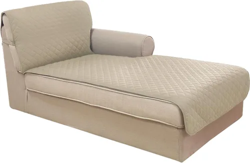 Vista 15 de U-NICE HOME - Fundas para sillas reclinables, reversibles, con correas elásticas, resistentes al agua, con acolchado de diamante, para proteger