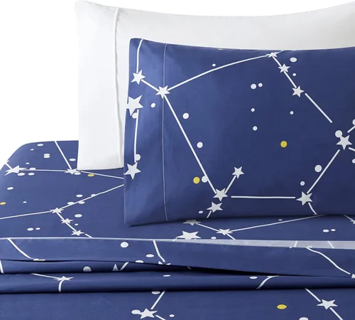 Vista 11 de Marina Decoration Juego de funda de edredón de 3 piezas con 2 fundas de almohada, diseño de rayas negras y grises, tamaño doble/matrimonial