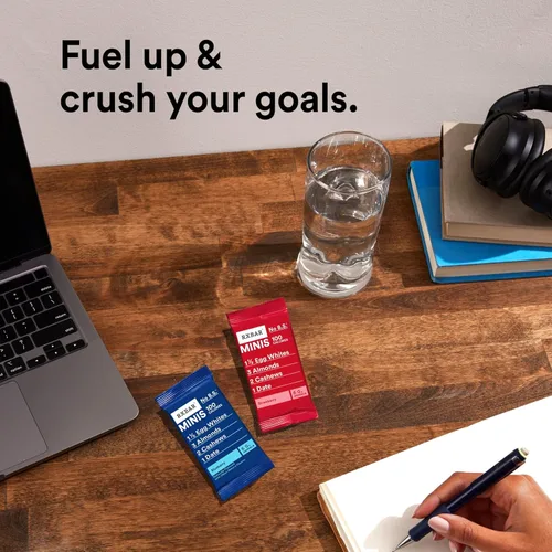 Vista 6 de RXBAR Minis - Barras de proteínas, 0.24 oz de proteína, aperitivos sin gluten, paquete variado (4 cajas, 32 unidades)