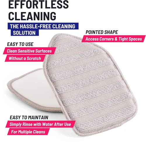 Vista 4 de Moku Home Paquete de recambio 3 en 1 para el cepillo de limpieza de ducha Moku Home (1 cepillo de cerdas, 2 esponjas y 2 almohadillas de microfibra)