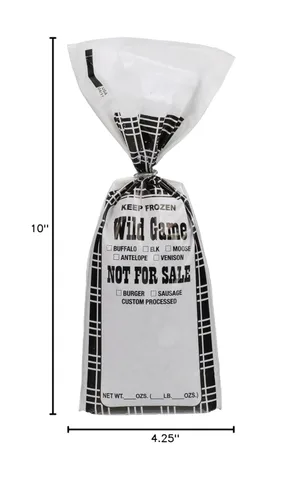 Vista 6 de UltraSource Wild Game - Bolsas para congelador (paquete de 1000), Black Plaid