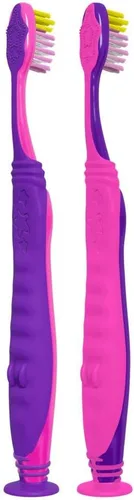 Vista 4 de Colgate Palmolive Cepillo de dientes para niños, trolls, extra suave, 2 unidades (paquete de 1)