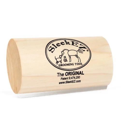 Vista 10 de SleekEZ Herramienta para desenredar y acicalar Cepillo para caballos para kit de aseo de caballos Herramienta de eliminación de pelo de mascotas